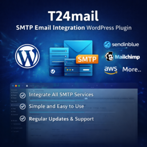 T24mail – SMTP Email Integration WordPress Plugin